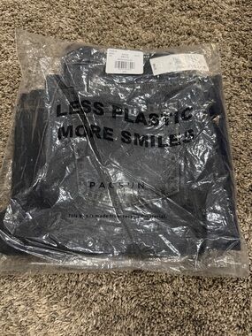 PacSun women’s black Melis Casey low rise baggy wide leg size 25 New